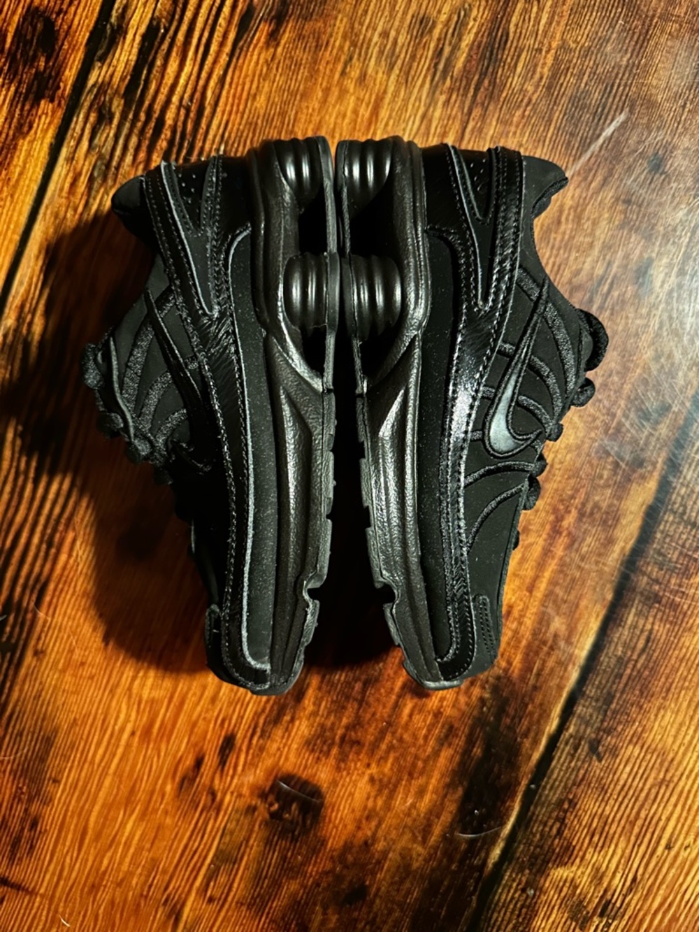 Nike Shox Y2K Kids All-Black Sneakers - Black